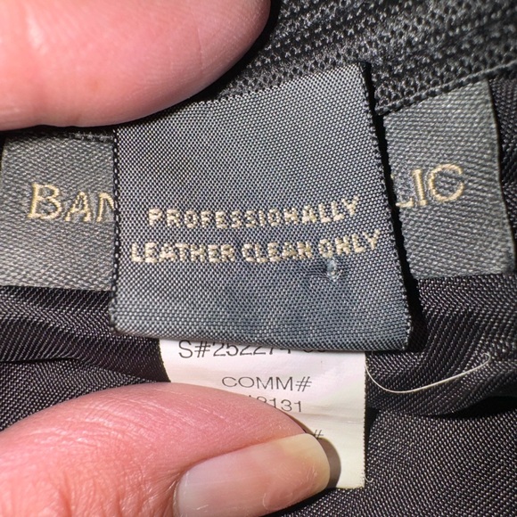 Vintage Banana Republic 100% Genuine Leather Long A-Lined Skirt Size 0 - Picture 4 of 4